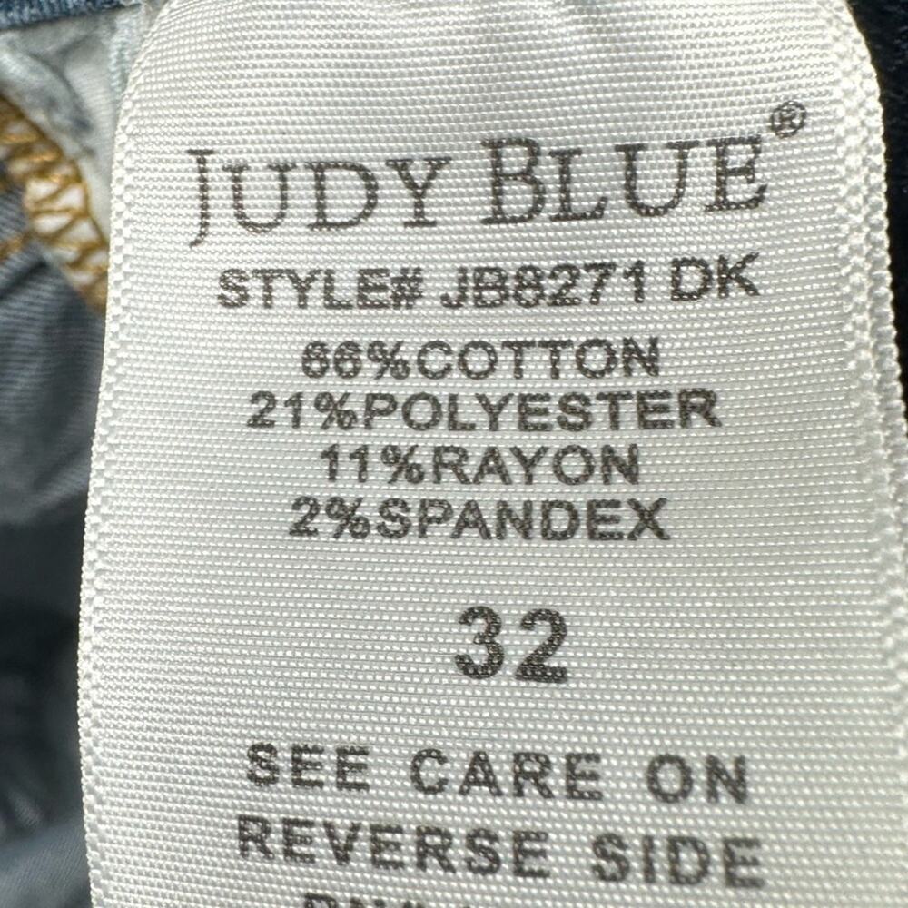 Judy Blue Relaxed Fit Distressed High Rise Jeans Size 32 - Picture 5 of 6